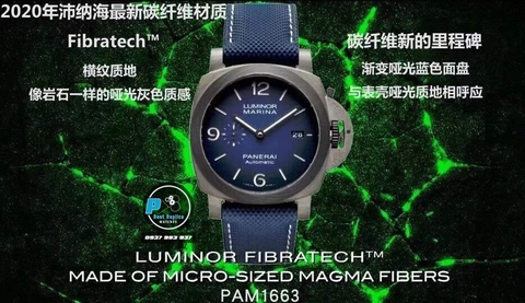 NEW 2020 / VS FACTORY BEST 1:1 / PANERAI PAM 1663 FIBRATECH 44MM