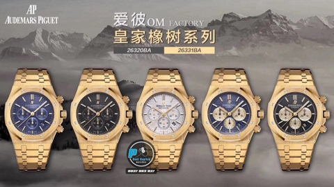 NEW 2021 / OM FACTORY BEST 1:1 / AP ROYAL OAK CHRONOGRAPH 26331