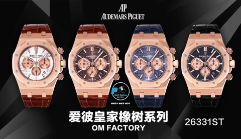 NEW 2021 / OM FACTORY BEST 1:1 / AP ROYAL OAK CHRONOGRAPH 26331