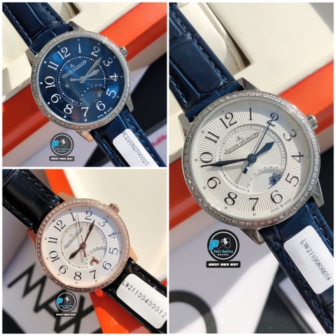 NEW 2022 / ORIGINAL FACTORY BEST 1:1 / JAGER LECOULTRE RENDEZVOUS Q3523570 VÀNH 60 VIÊN KIM CƯƠNG THIÊN NHIÊN 💎 1,5 LY