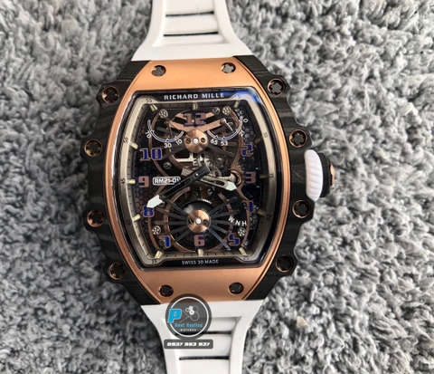 NEW 2022 / RM FACTORY BEST 1:1 / RICHARD MILLER RM 21-01 TOURBILLON CARBON LIMITED
