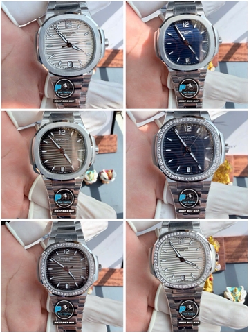 NEW 2025 / DDF FACTORY BEST 1:1 / PATEK PHILIPPE NAUTILUS 7118 LADY 35,2MM DIAMOND BEZEL CAL.324SC