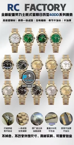 NEW 2025 / RC FACTORY BEST 1:1 / ROLEX DAYDATE 40 213GR CAL.3255