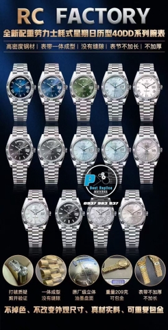 NEW 2025 / RC FACTORY BEST 1:1 / ROLEX DAYDATE 40 213GR CAL.3255
