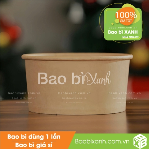 Tô kraft salad 1000ml miệng rộng