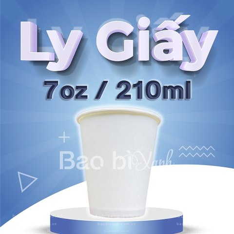 Ly giấy 7oz - 210ml