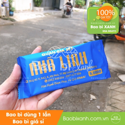 Khăn lạnh quán bia sệt Nhã Linh