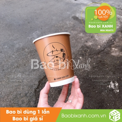 Ly giấy Bình Minh Coffee
