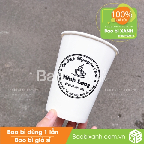 Ly giấy Minh Long Cà Phê Nguyên Chất