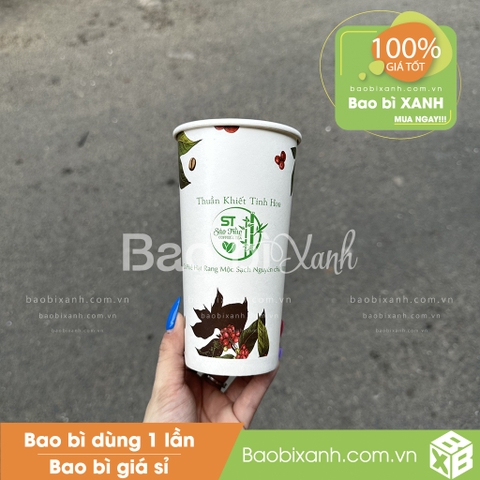 Ly giấy Sáo Trúc Coffee & Tea
