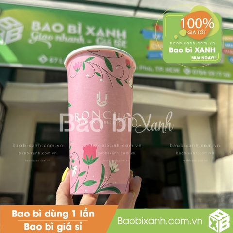 Ly giấy Roncha Taiwan Bubble Tea