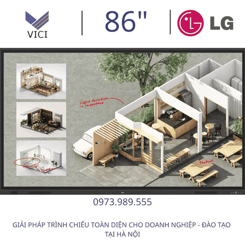 Màn tương tác 86 inch