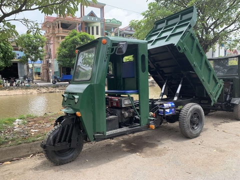 Bán Xe Công Nông Ba Bánh  -Xe Ba Bánh Máy Dầu Đầu Nổ Hoàng Tâm