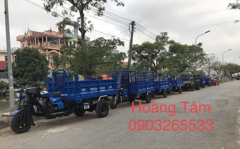 Bán Xe Ba Bánh Chở Hàng - Xe Ba Gác - Xe Lôi Hoàng Tâm