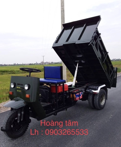 Xe ba bánh máy dầu