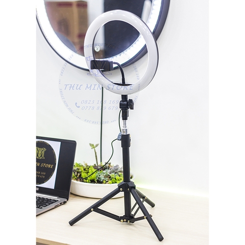 Ringlight size 26cm - Nguồn 5v/2a - Chân Tĩnh Điện đặt bàn 65cm