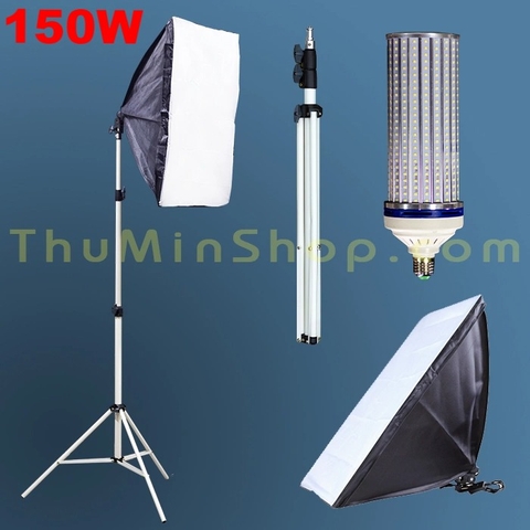 ĐÈN SOFTBOX 1 BÓNG LED 150W- BỘ ĐẦY ĐỦ