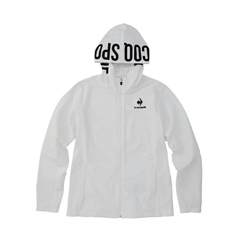 Áo khoác gió le coq sportif nữ - QMWTJF20-WHT