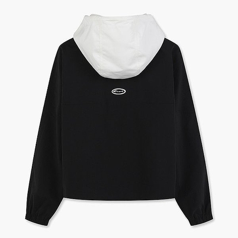 Áo hoodie gió le coq sportif Nữ QP122OJK21-BLK0