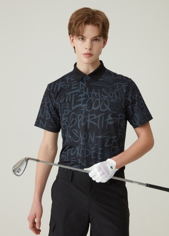 Áo Polo le coq golf Nam - GP121MTS39-BLCK