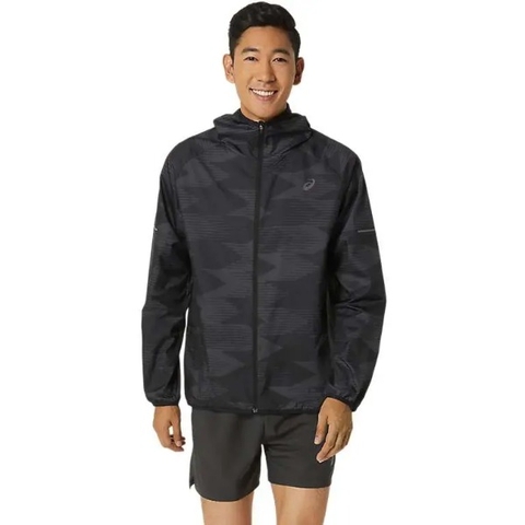 Áo chạy bộ nam ASICS PACKABLE GRAPHIC JACKET 2011D013.001