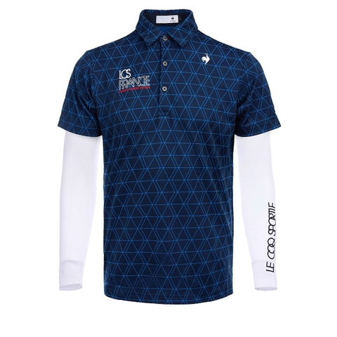 Áo Polo 2 trong 1 le coq golf Nam LG5FTZ00MV-NV00