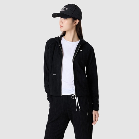 Áo khoác nỉ le coq sportif Nữ QR322OFT91-BLK