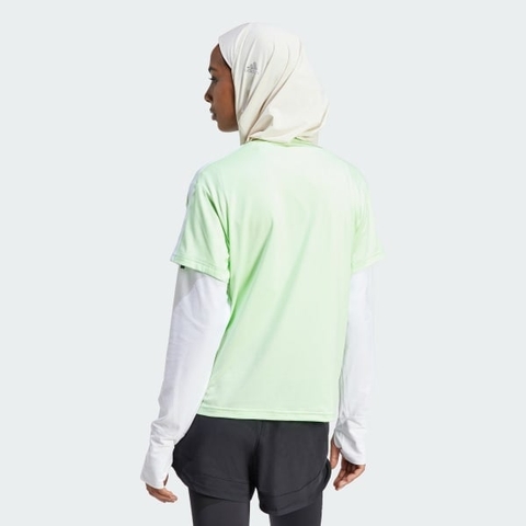 Áo T-shirt tập luyện 3 sọc Nữ adidas - IS4213