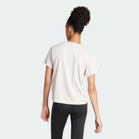 Áo T-shirt tập luyện 3 sọc Nữ adidas - IS4214