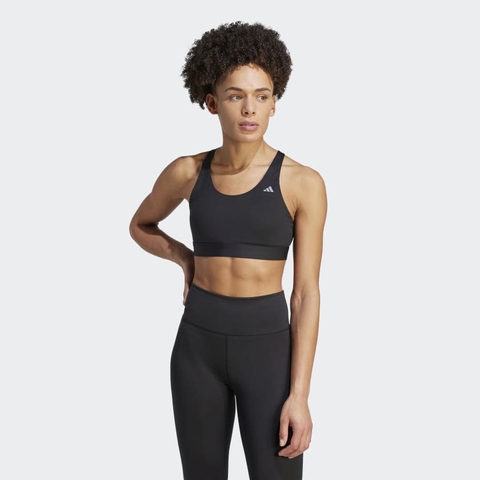 adidas Áo Bra Light Support Yoga Studio - Hồng