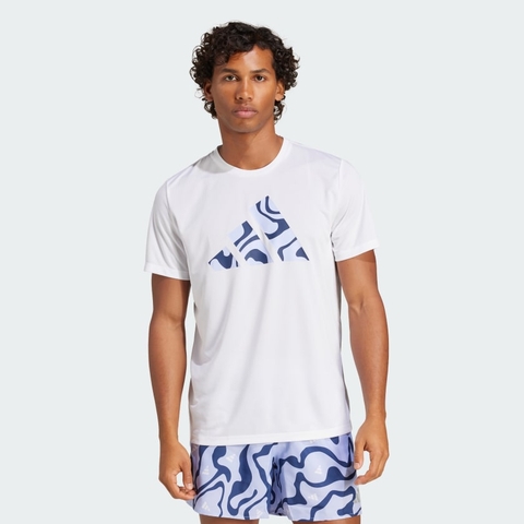Áo T-shirt chạy bộ adidas Brand Love Run It Nam - JD2333