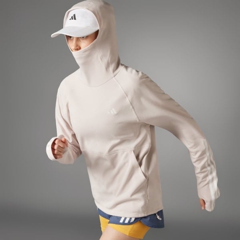 Áo hoodie Nữ chạy bộ adidas 3 Sọc Own The Run - IQ3852