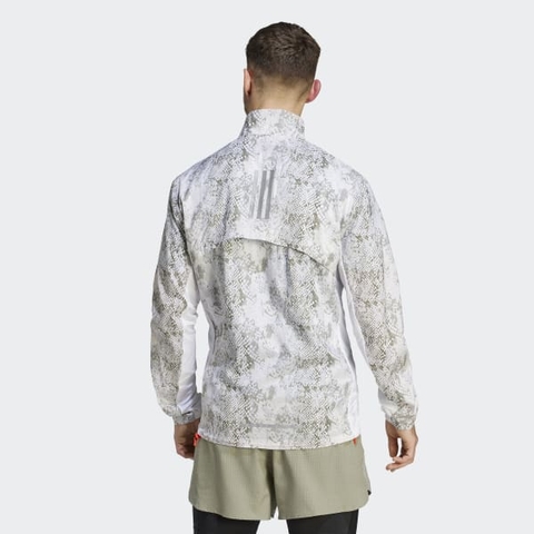 Áo khoác gió Nam chạy bộ adidas Marathon Phủ Họa Tiết - IC7597