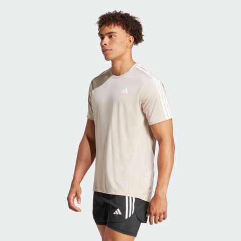 Áo T-shirt chạy bộ adidas Own the Run 3 sọc Nam - IV9951