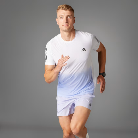 Áo T-shirt chạy bộ adidas Colorblock CLIMACOOL Own the Run Nam - JC9886