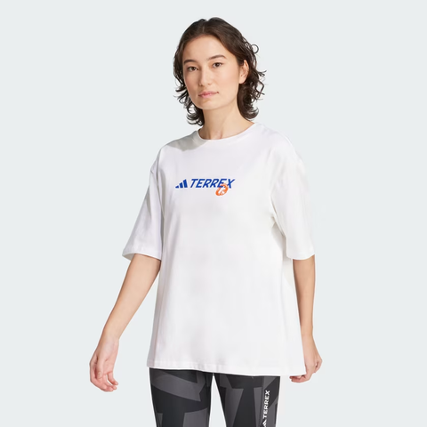 Áo T-shirt leo núi adidas Terrex hoạ tiết Nữ - JI9157