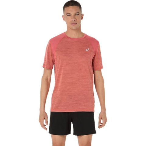 Áo T-shirt chạy bộ ASICS ROAD SS TOP Nam - 2011C992.701