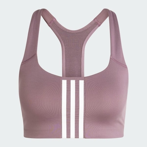 Áo bra adidas Powerimpact Training Medium-Support 3 sọc Nữ - IY7740