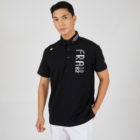 Áo Polo le coq golf Nam QGMXJA16V-BK00