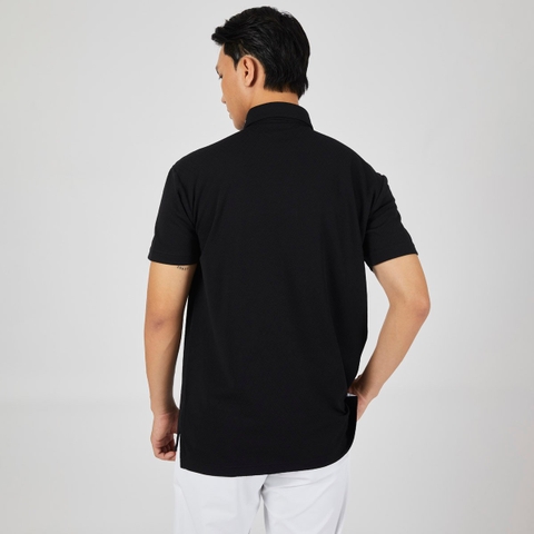 Áo Polo le coq golf Nam QGMXJA16V-BK00
