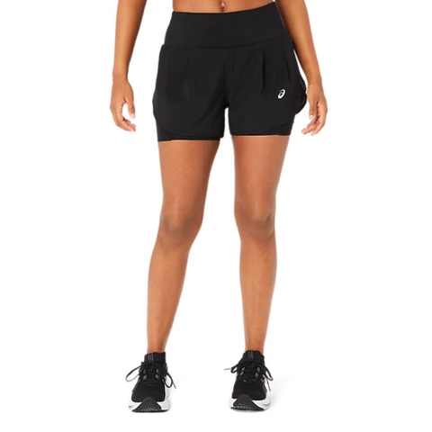 Quần short chạy bộ ASICS ROAD 2-N-1 3.5IN Nữ - 2012C975.001