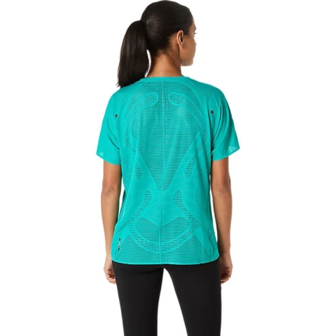 Áo T-shirt chạy bộ ASICS METARUN SS TOP Nữ - 2012D223.400