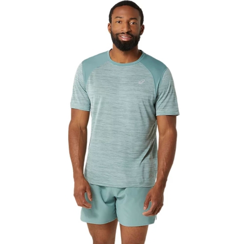 Áo T-shirt chạy bộ ASICS ROAD SS Nam - 2011D062.300
