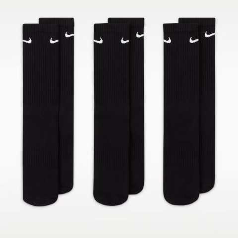Tất cao cổ Nike Everyday Cushioned 3P Unisex - SX7664-010