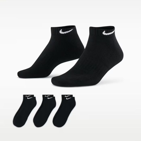 Tất cổ thấp Nike Everyday Cushioned 3P Unisex - SX7670-010