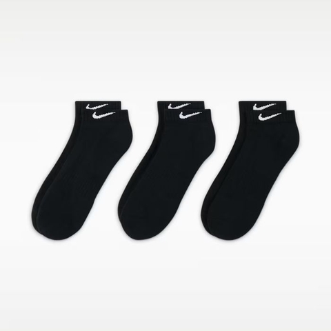Tất cổ thấp Nike Everyday Cushioned 3P Unisex - SX7670-010