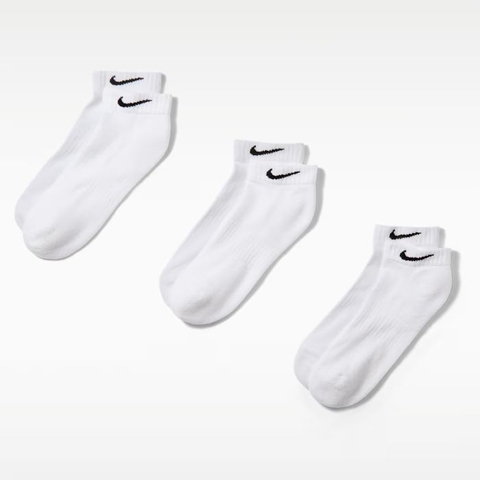 Tất cổ thấp Nike Everyday Cushioned 3P Unisex - SX7670-100