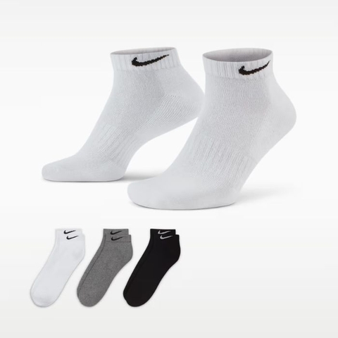 Tất cổ thấp Nike Everyday Cushioned 3P Unisex - SX7670-964