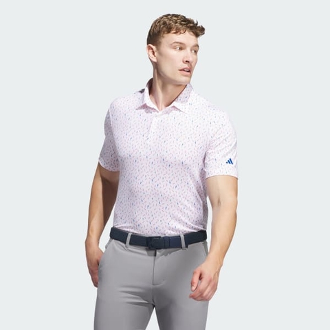 Áo Polo golf adidas hoạ tiết Ultimate365 Nam - IL0553