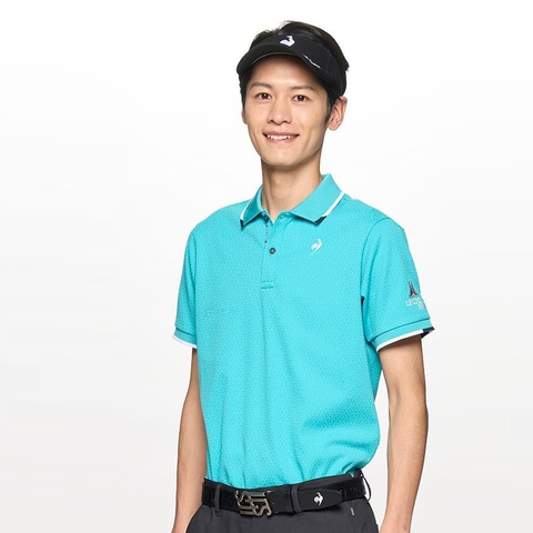 Áo Polo le coq golf Nam QGMXJA04V-GR00